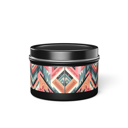 Scented Black Tin Candle
