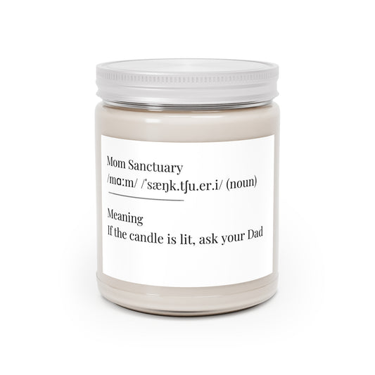 Scented Soy Candle - Mom Sanctuary