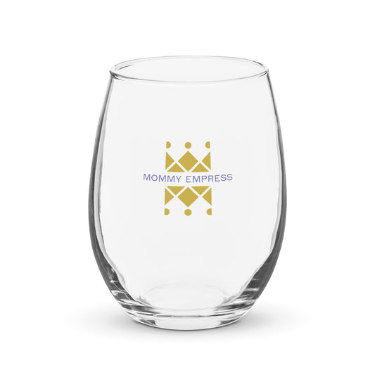 Mommy Empress Wine Glass